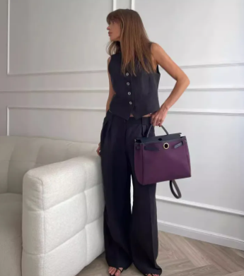 Linen Vest Set